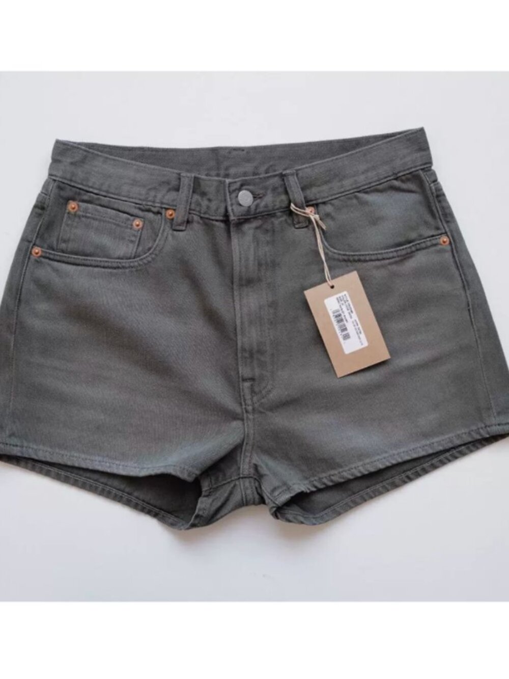 NWT Denimist Haisley Short 25/26/27/28 Vintage Dark Olive - Picture 5 of 10